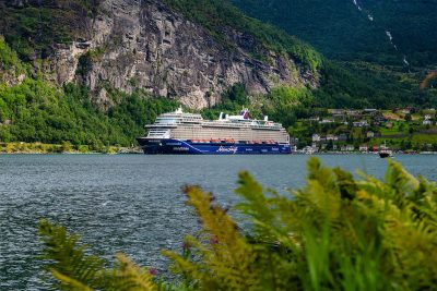 Wandbild Mein Schiff 7 im Geirangerfjord