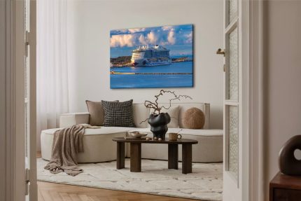 Wandbild AIDAnova in Kopenhagen