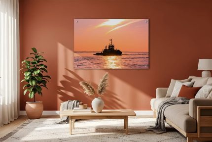 Wandbild Bugsier 6 - Weser Glow