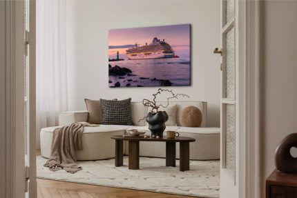 Wandbild Crystal Serenity an der Westmole