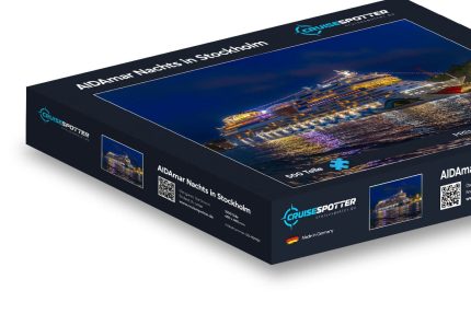 Puzzle AIDAmar Nachts in Stockholm