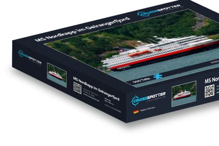 Puzzle MS Nordkapp im Geirangerfjord