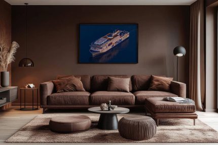 Wandbild Nils Holgersson im Seekanal