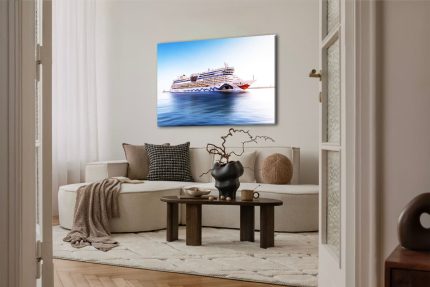 Wandbild AIDAdiva im Seekanal