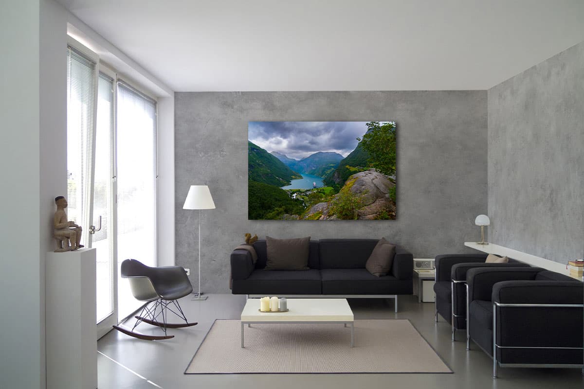 Wandbild Mein Schiff 7 in Geiranger