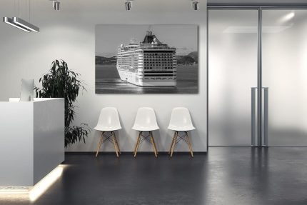 Wandbild MSC Fantasia in Norwegen