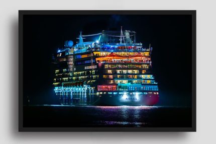 Wandbild AIDAdiva Aufbruch zur Weltreise