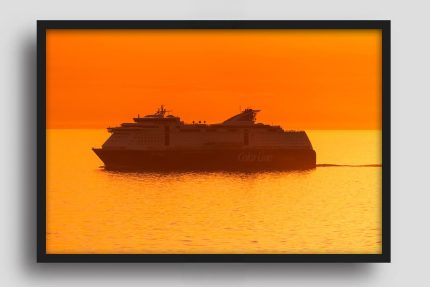 Wandbild Color Magic im Sonnenuntergang