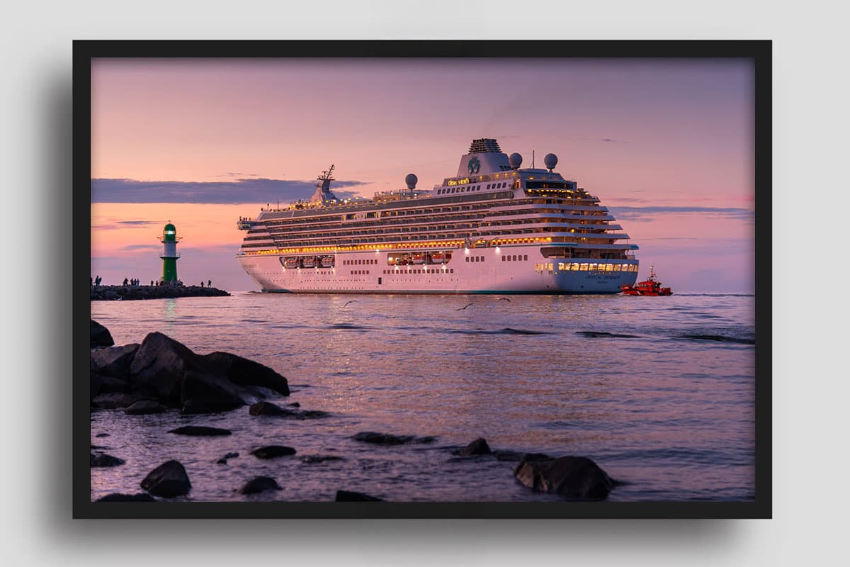 007-crystal-serenity-an-der-westmole-cs-909030 Wandbild Crystal Serenity an der Westmole