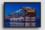 Wandbild Emerald Princess im Seekanal