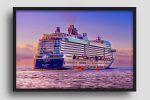 Wandbild Farbspiel der Mein Schiff 7