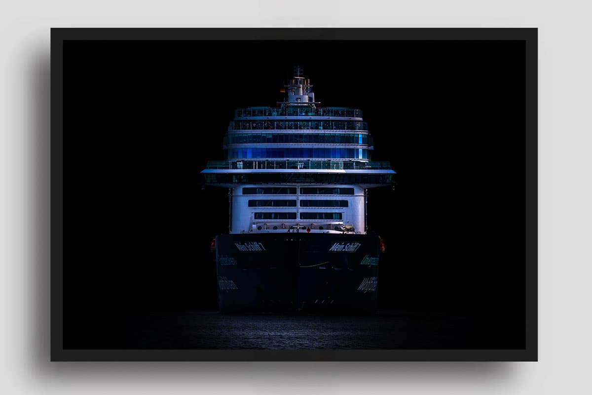 Wandbild Mein Schiff 7 "dark edition"