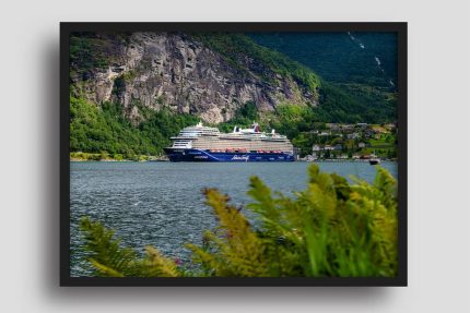 Wandbild Mein Schiff 7 im Geirangerfjord