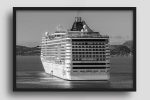 Wandbild MSC Fantasia in Norwegen