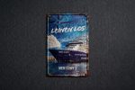 Blechschild Mein Schiff 7 - Leinen los