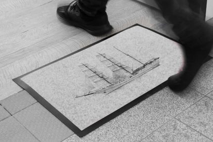 Fußmatte Dreimastbark "Artemis" high-key