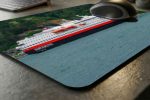 Mousepad MS Nordkapp im Geirangerfjord