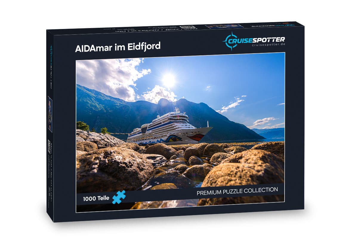 Puzzle AIDAmar im Eidfjord