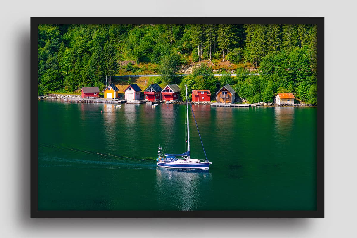 001-sommertraum-in-vikøyri-cs-909058 Wandbild Sommertraum in Vikøyri