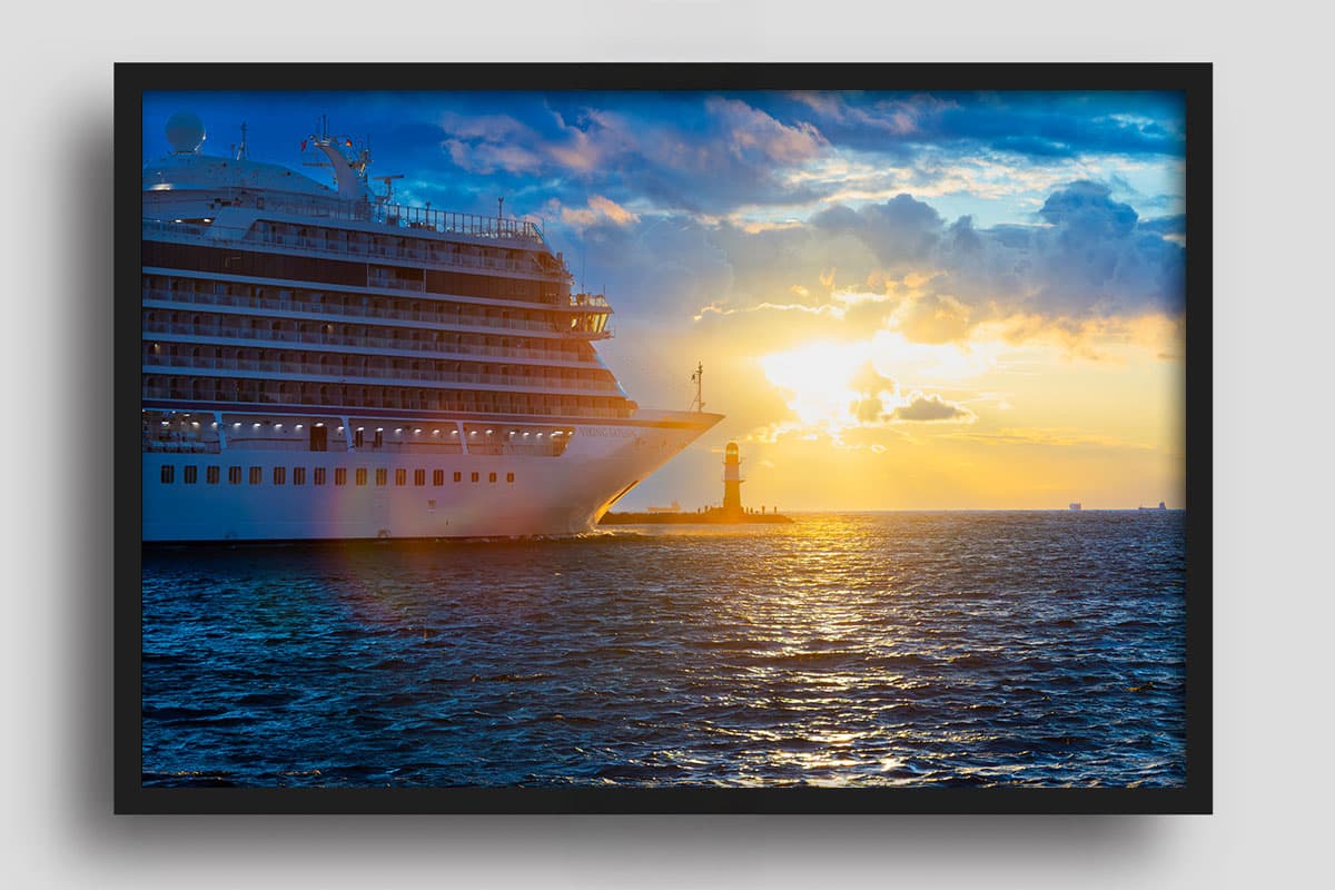 Wandbild Viking Saturn - Baltic Gold