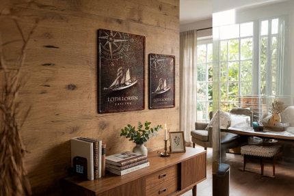 Blechschild Loth Loriën Sailing