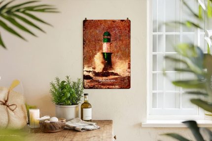 Blechschild Molenfeuer Warnemünde