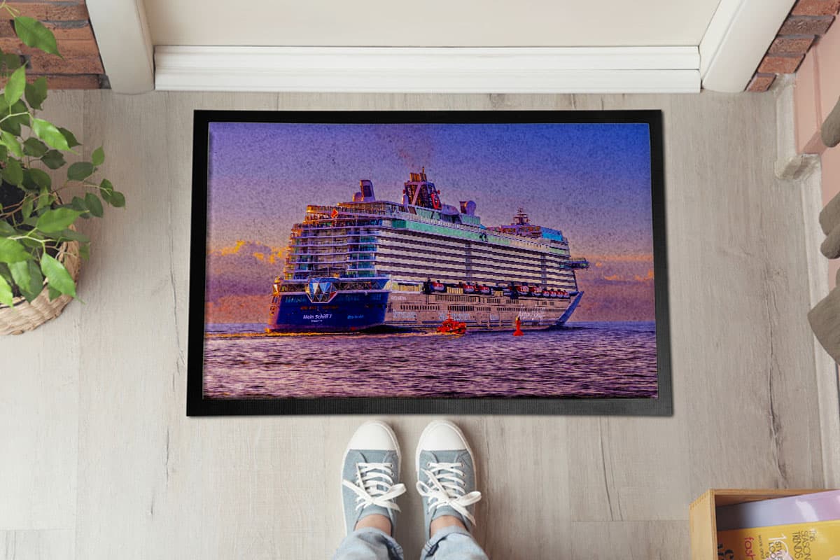 Fußmatte Farbspiel Mein Schiff 7