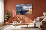 Wandbild AIDAdiva Sunrise