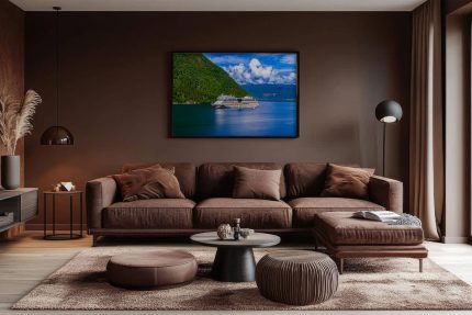 Wandbild AIDA Fjord-Abenteuer