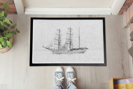 Fußmatte Dreimastbark "Artemis" high-key