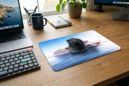 Mousepad AIDAdiva im Seekanal