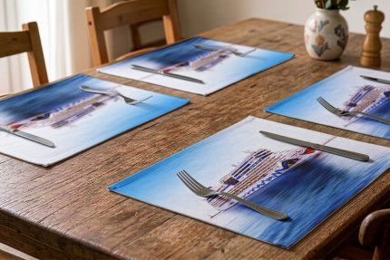 Tischset AIDAdiva im Seekanal