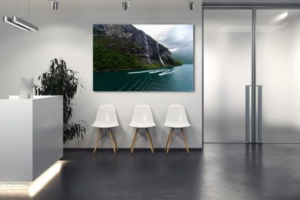 Wandbild Geiranger Speed-Vibe