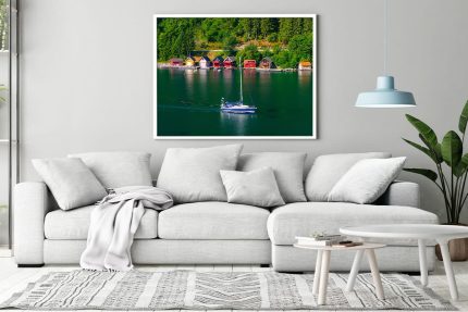 Wandbild Sommertraum in Vikøyri