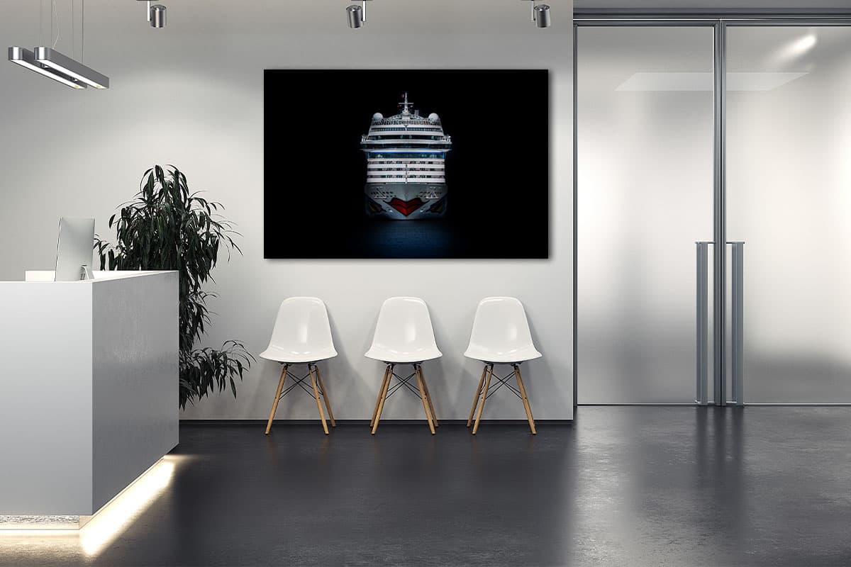 Wandbild AIDAmar "dark edition"