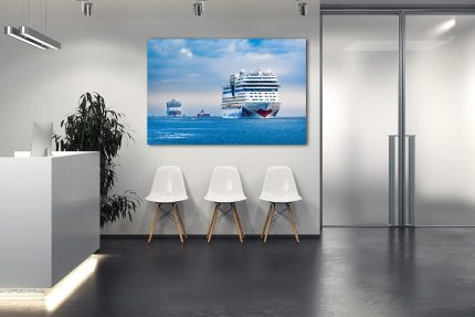 Wandbild Double Cruise Day Warnemünde