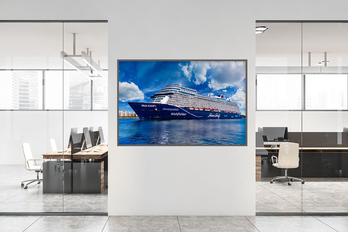 Wandbild Mein Schiff 7 - Leinen los