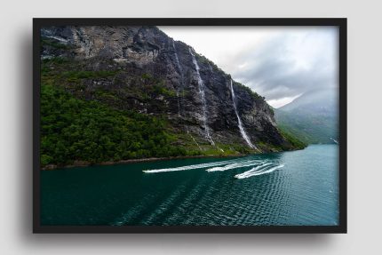 Wandbild Geiranger Speed-Vibe