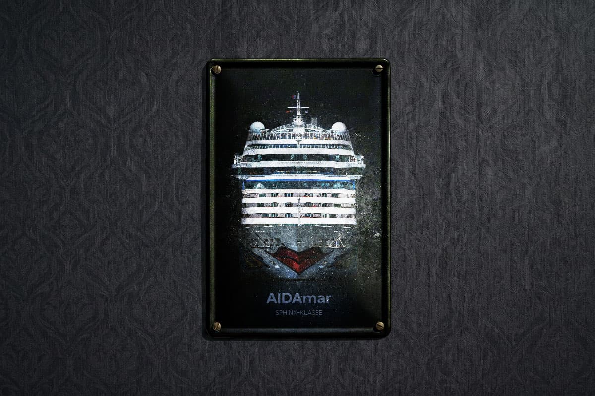 Blechschild AIDAmar Sphinx Klasse