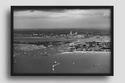 Wandbild Pulsierender Seekanal