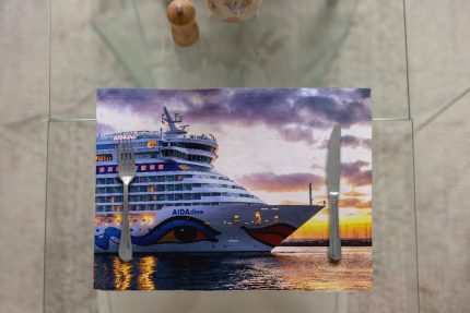 Tischset AIDAdiva Sunrise