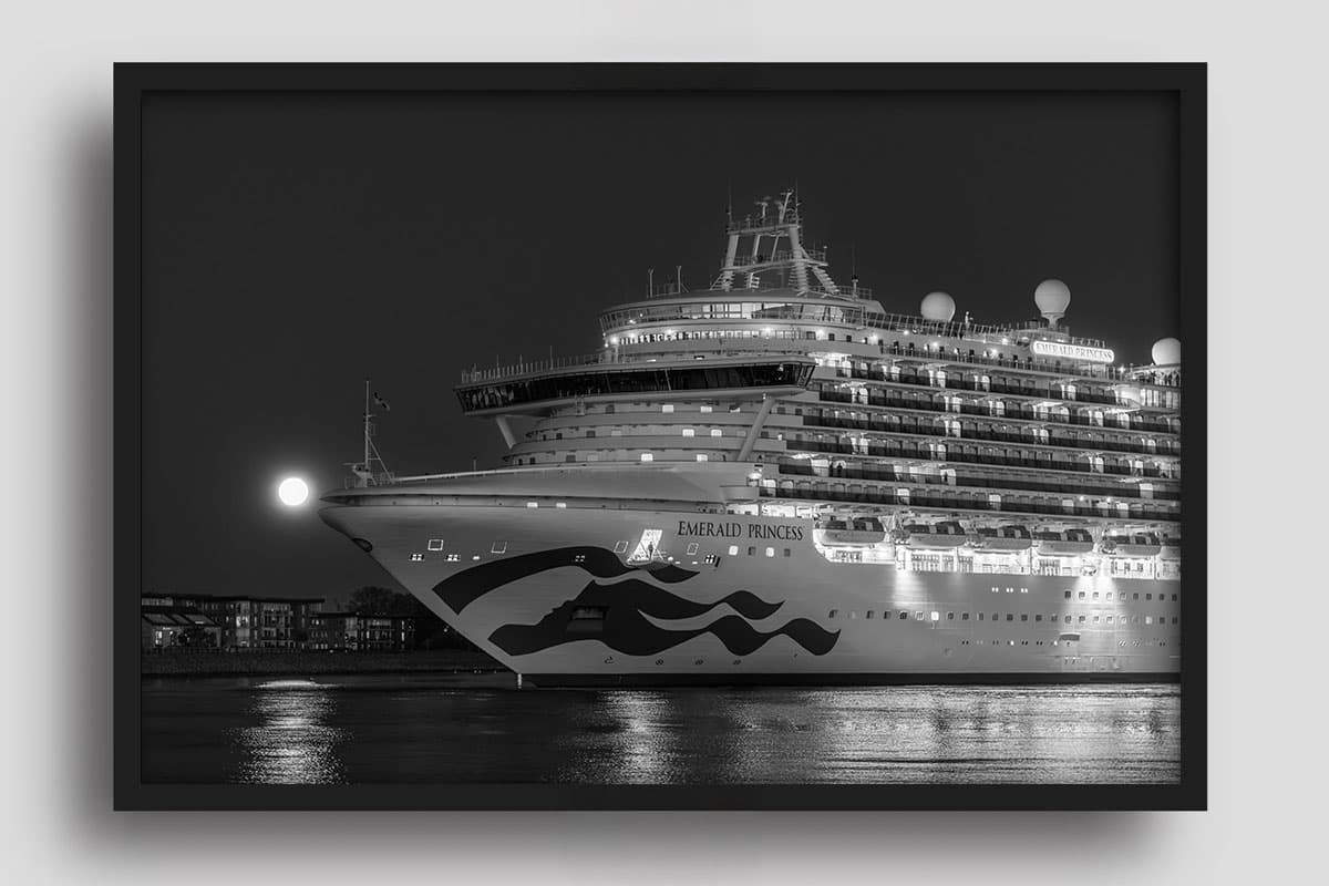 Wandbild Emerald Princess - Silver Moon