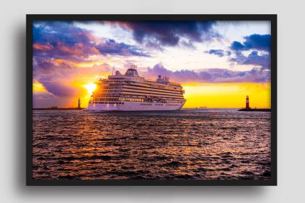 Wandbild Viking Saturn an den Molenköpfen