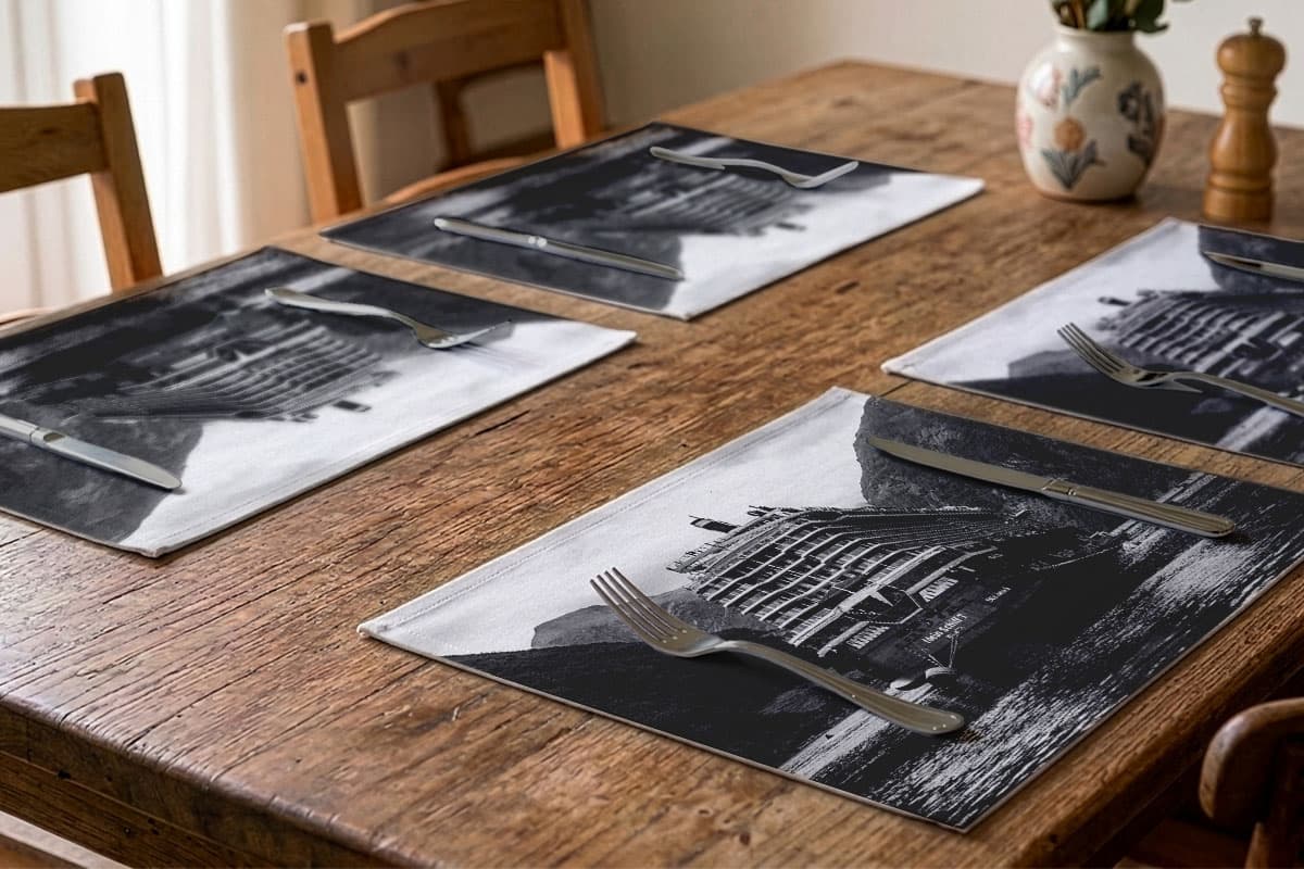 Tischset Ankerplatz Geiranger