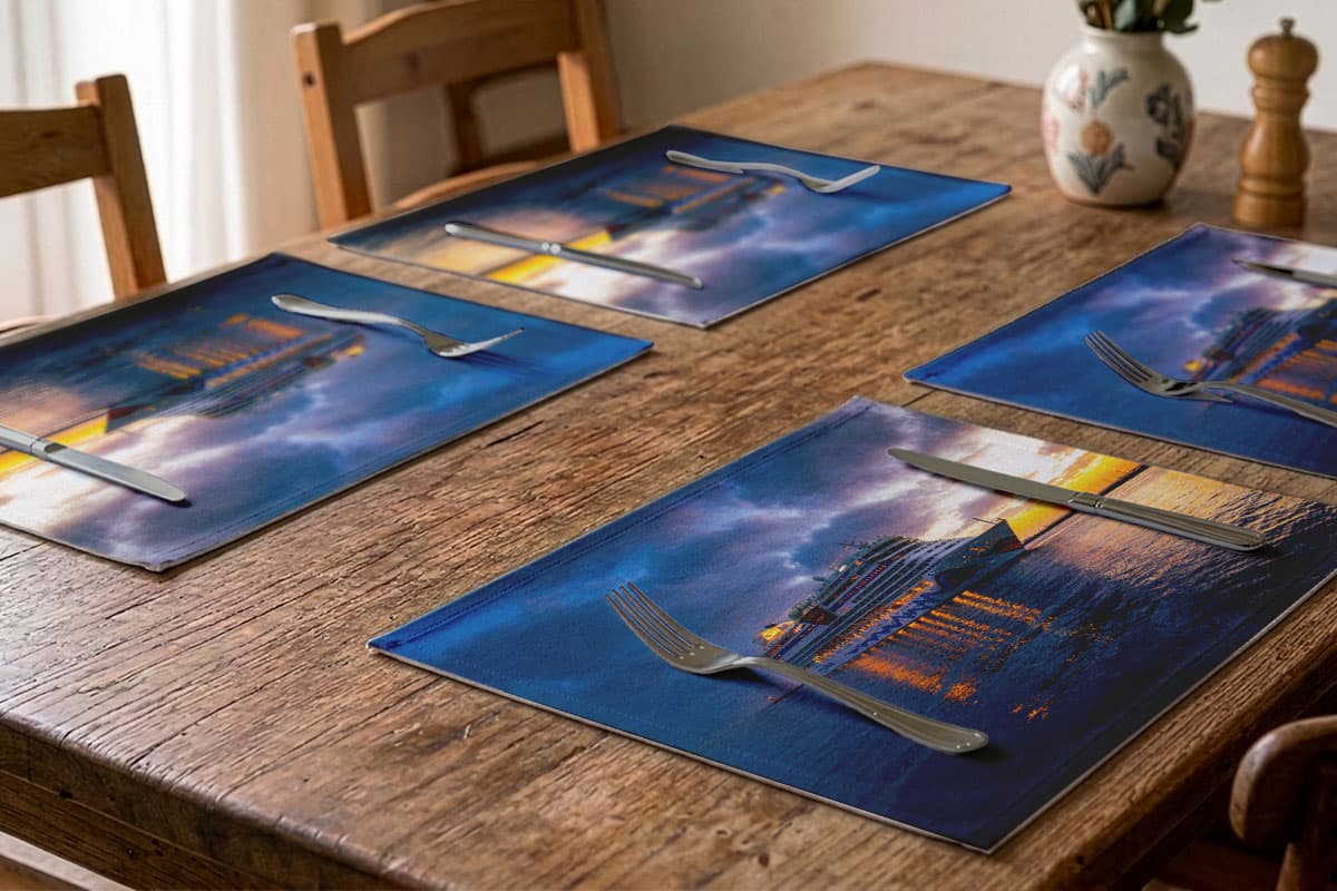 Tischset AIDAdiva Dein Kussmund-Moment