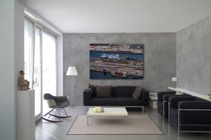 Wandbild Hafenpuls Rostock