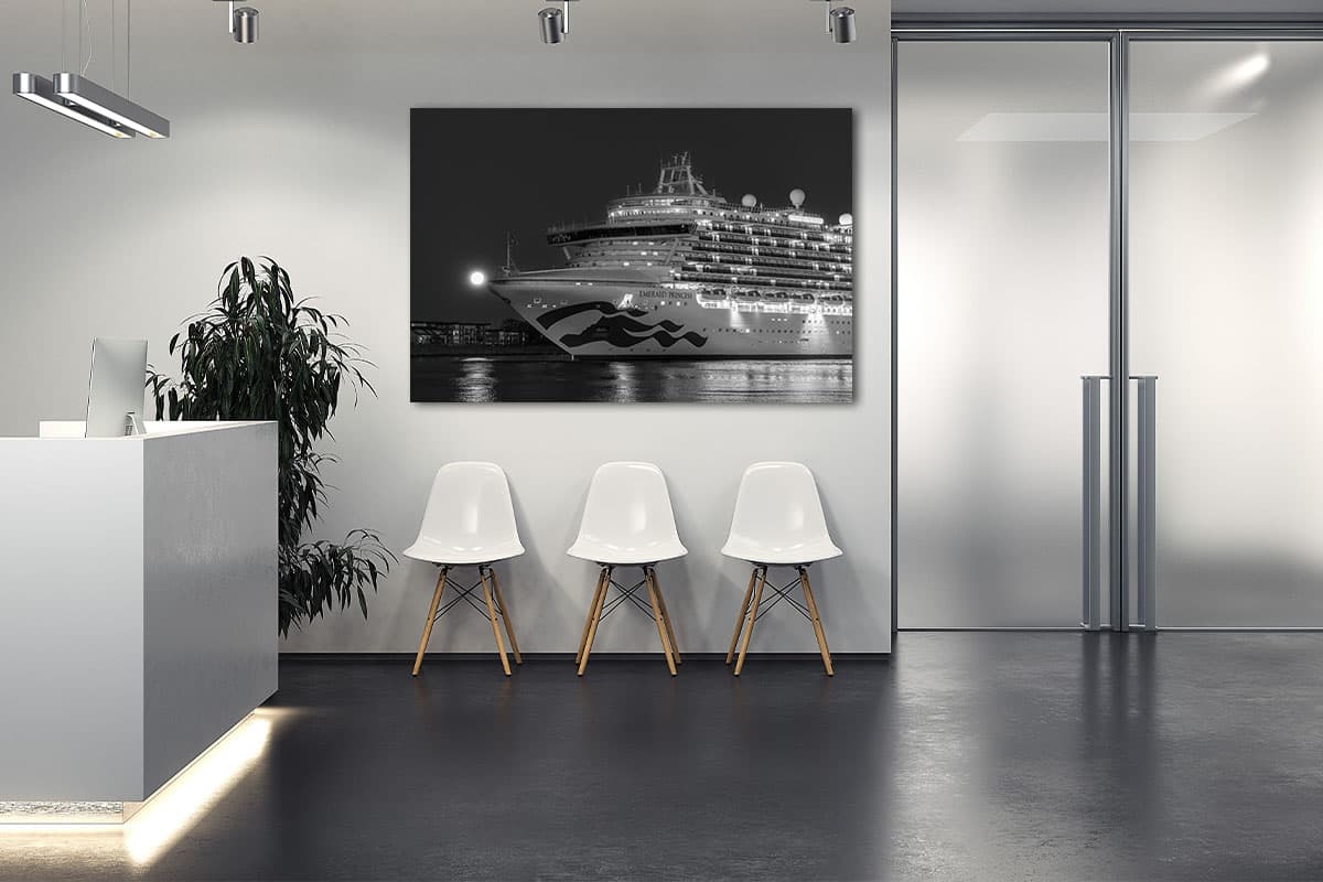 Wandbild Emerald Princess - Silver Moon