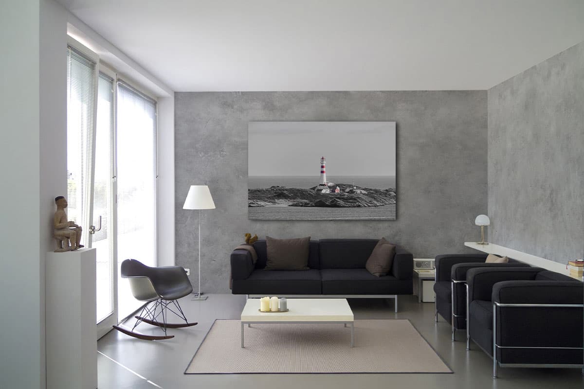 Wandbild Leuchtturm Oksøy