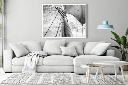 Wandbild Tauwerk & Tuch